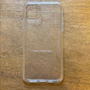 Clear glitter iPhone 11 Pro Max case